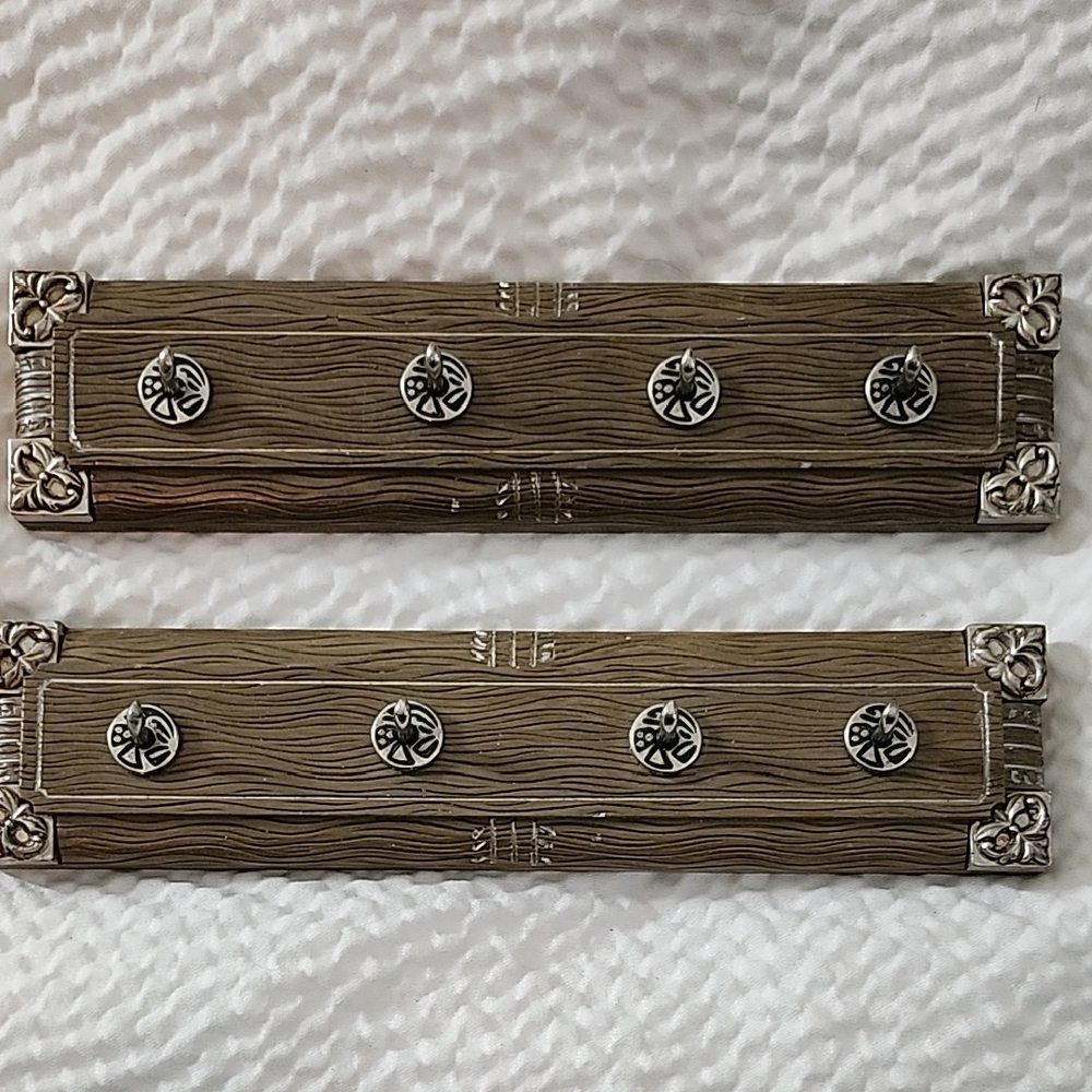 GANZ Brown and Silver Wall Decor Hooks